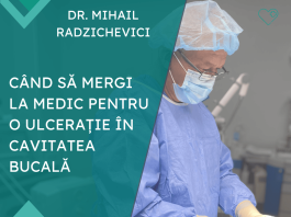 ulceratie in cavitatea bucala