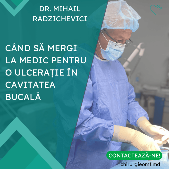ulceratie in cavitatea bucala