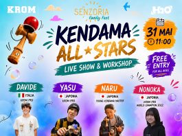 Senzoria Family Fest 2026: patru zile de poveste în Grădina Palas Senzoria Family Fest 2026 Kendama stars