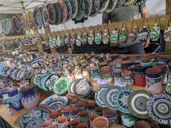 T&acirc;rgul Cucuteni 5000 &ndash; vase din lut lucrate manual de meșterii olari, Copou Iași