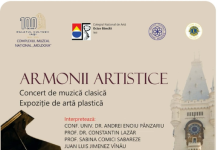 „Armonii Artistice” la Palatul Culturii din Iași: concert de muzică clasică și expoziție de artă plastică, în scop caritabil Armonii Artistice – afișul concertului de muzică clasică și expoziției de artă plastică de la Palatul Culturii din Iași, 18 iunie 2026