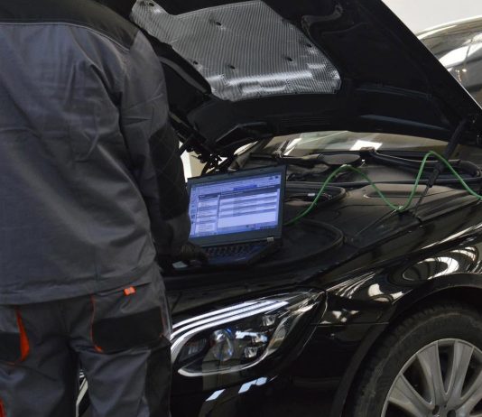 diagnoză Mercedes S-Class W222 la Cosmo Motors Iași