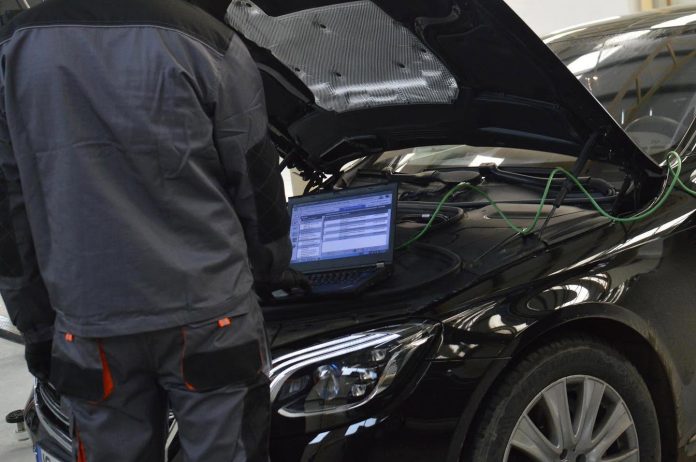 diagnoză Mercedes S-Class W222 la Cosmo Motors Iași