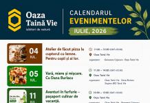 Oaza Taină Vie Afis activitati